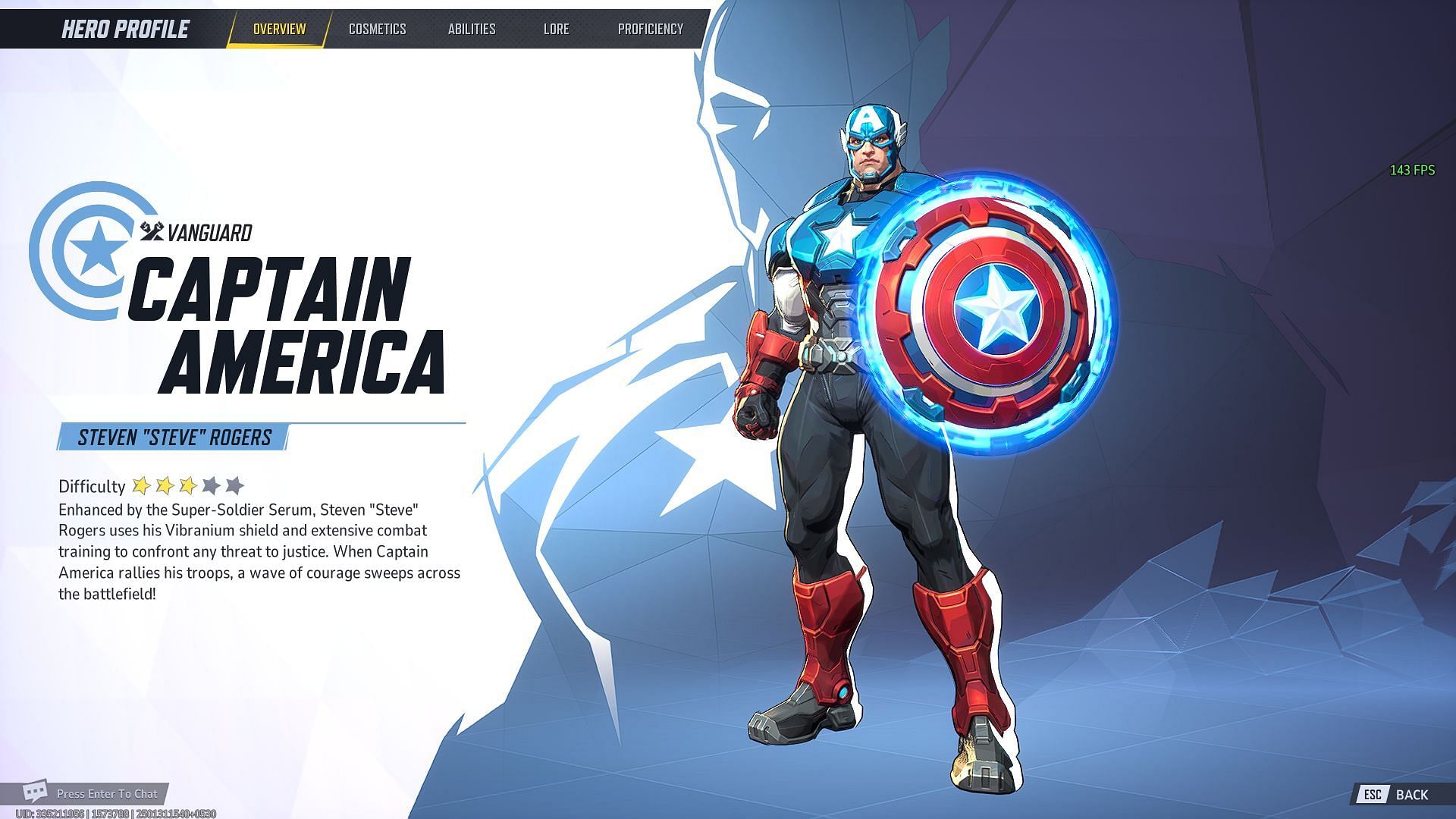 Captain America from Marvel Rivals (Image via NetEase Games)