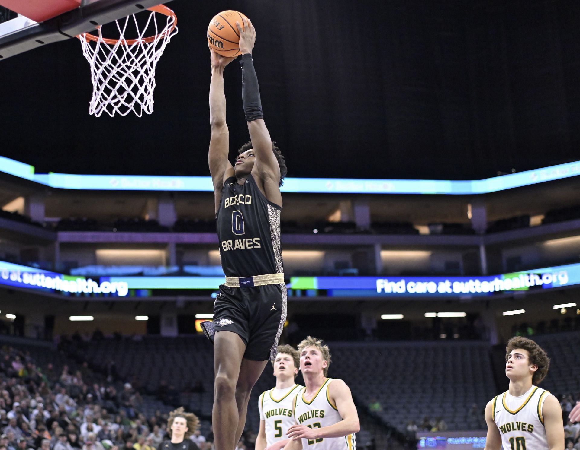 Day one CIF State basketball championship games at the Golden 1 Center in Sacramento. - Source: Getty