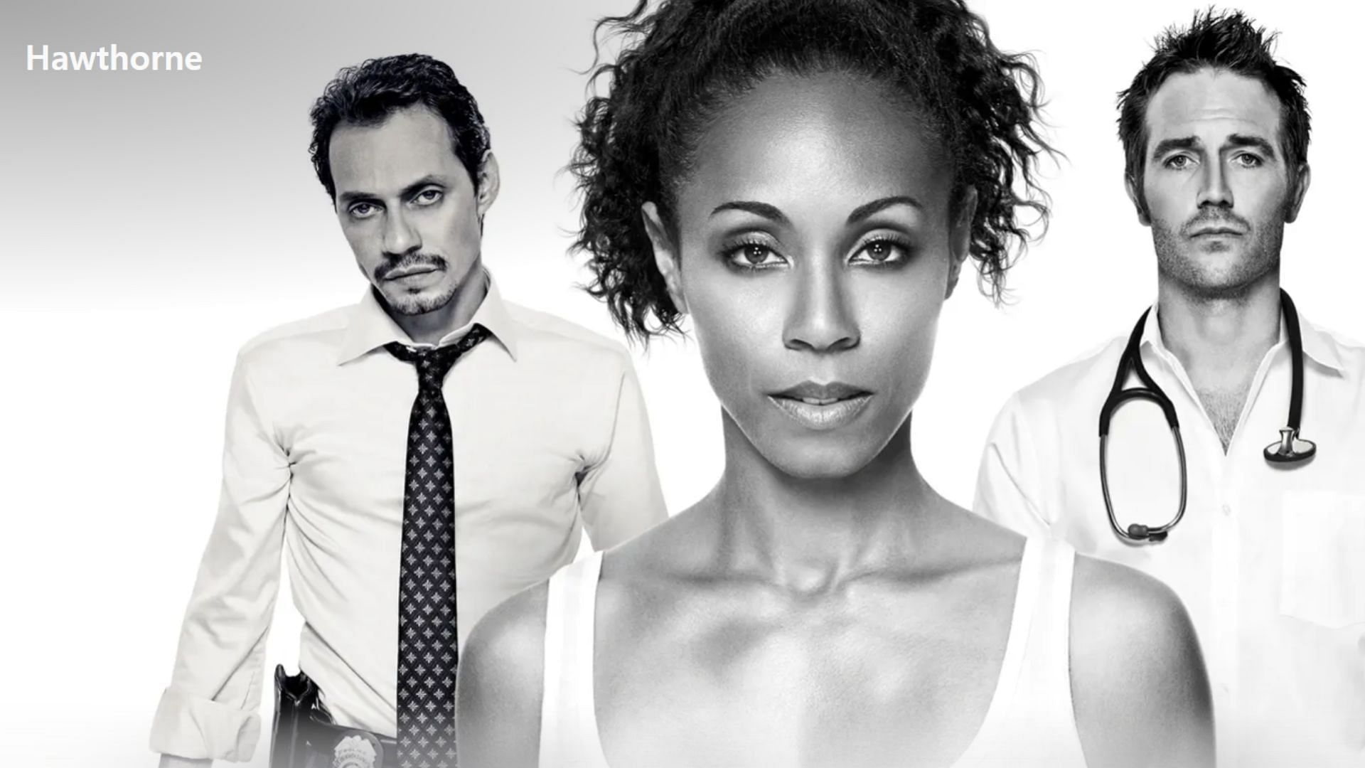 The cast of Hawthorne, including Jada Pinkett Smith (Image via Apple TV)