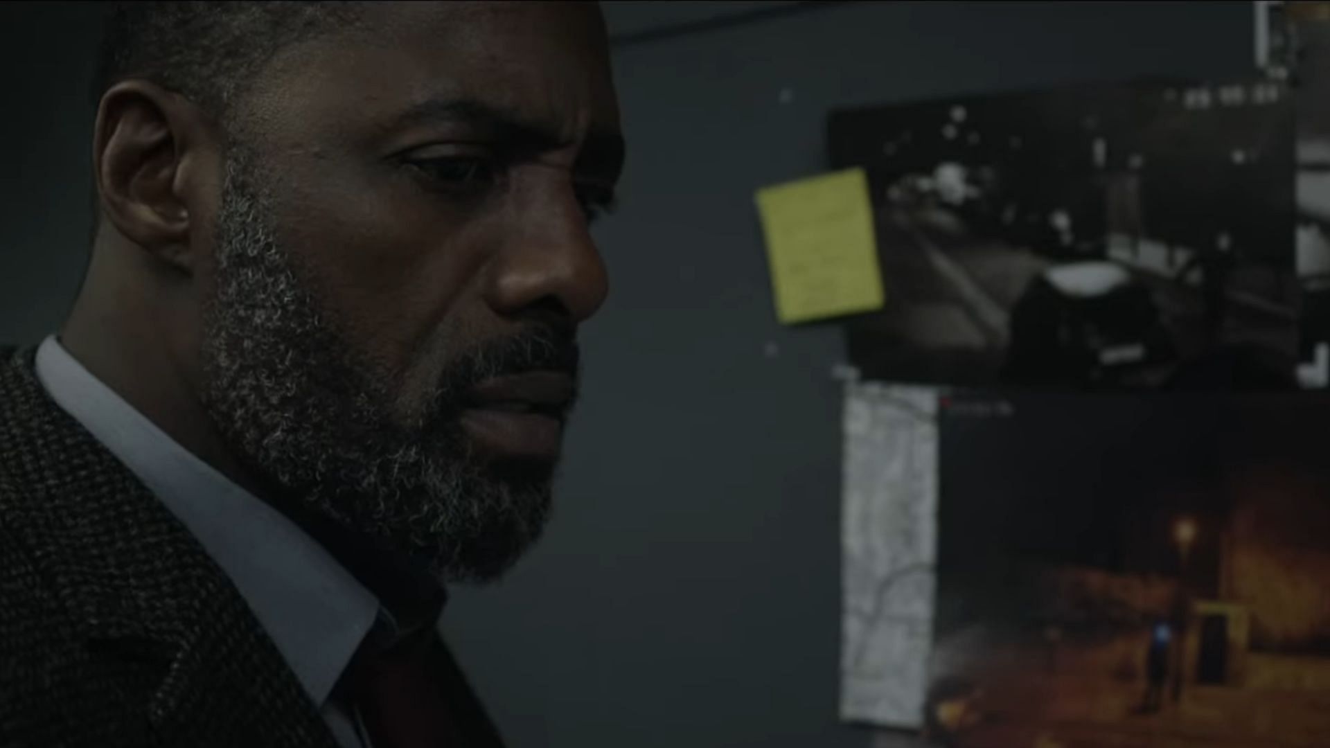 Idris Elba playing John Luther in Luther, the series. (Image via BBC)