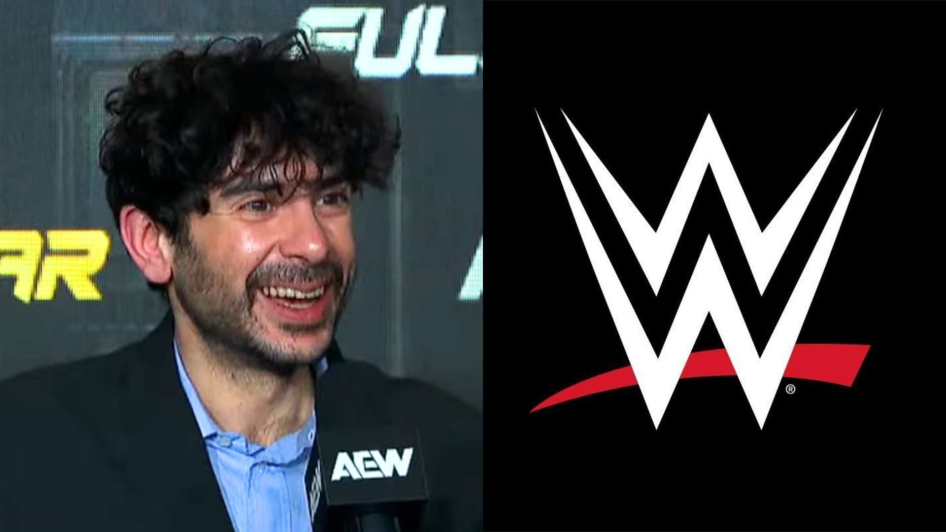 Tony Khan recently got compared to Vince McMahon. (Image via AEW YT and WWE Facebook) 