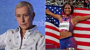Martina Navratilova reacts to Gabby Thomas being questioned about her Harvard education amid anti-DEI sentiment
