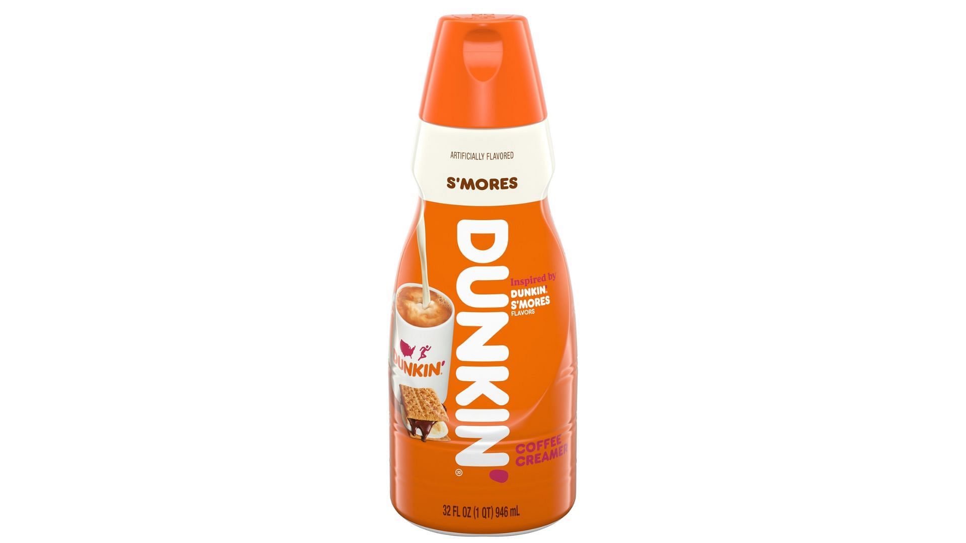 Limited-Edition Dunkin&#039; Smores Flavored Creamer (Image via Dunkin&#039;)