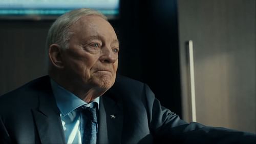 Jerry Jones' cameo in Landman season 1 episode 9 WolfCamp ( via Paramount+)