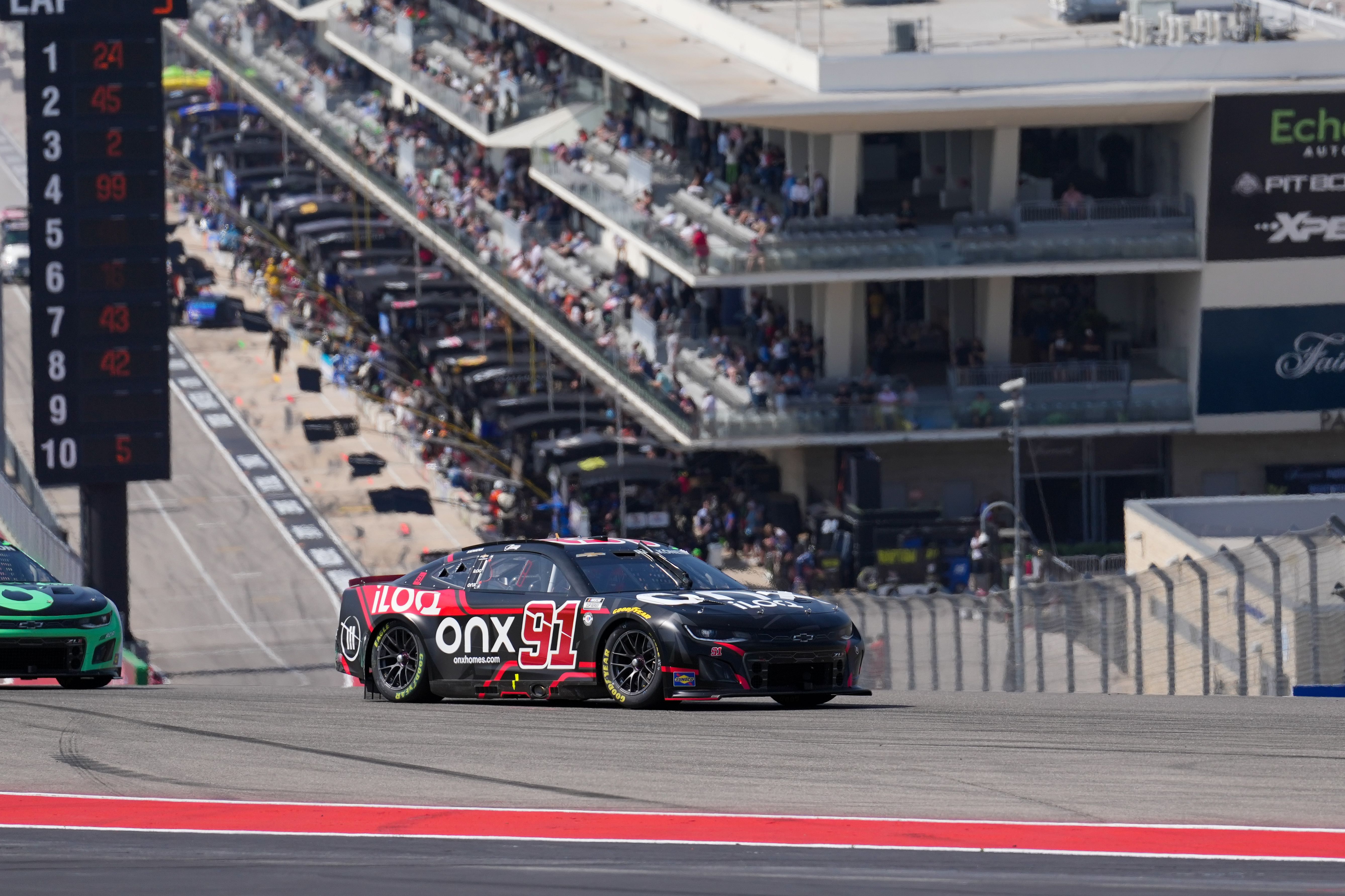 Kimi Raikkonen driving the No. 91 car at COTA in 2023 - Source: Imagn