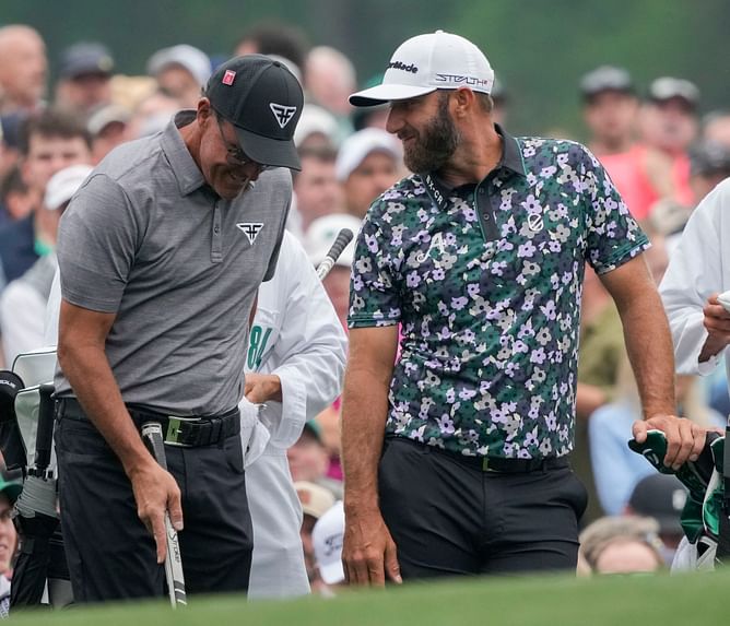 Dustin Johnson plays down Phil Mickelson while picking LIV Golf's possible '1v1 match' winners