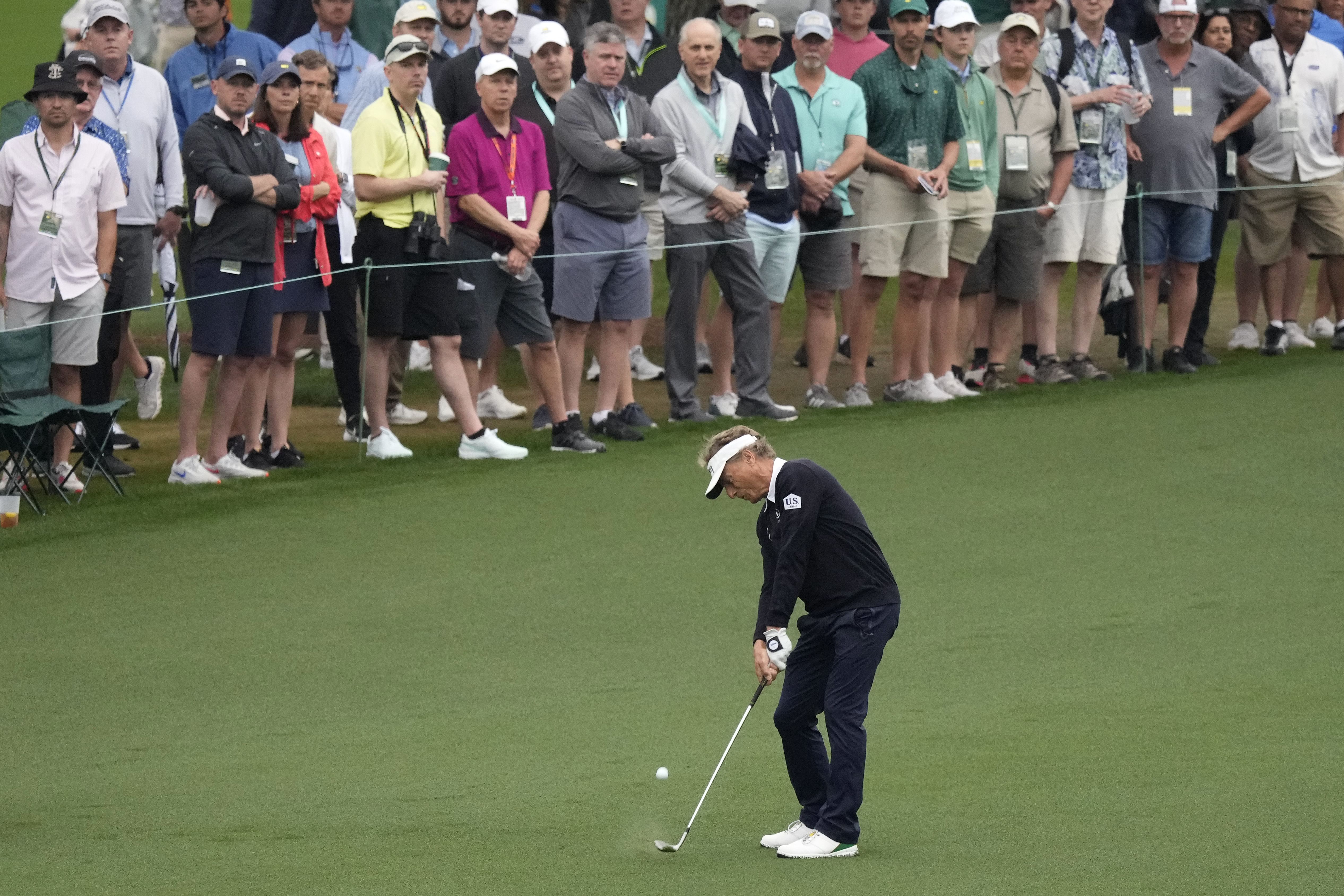 Bernhard Langer at the Augusta National (Source: Imagn)