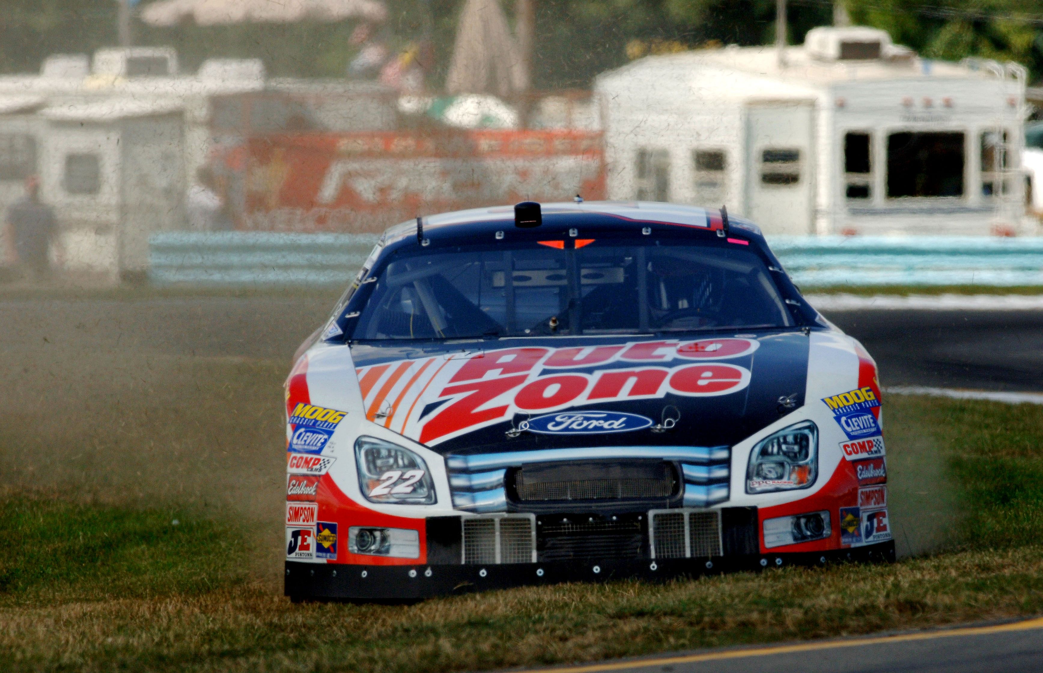 NASCAR Busch Series driver Kenny Wallace (22) during practice for the 2006 Zippo 200 at Watkins Glen International.e - Source: Imagn