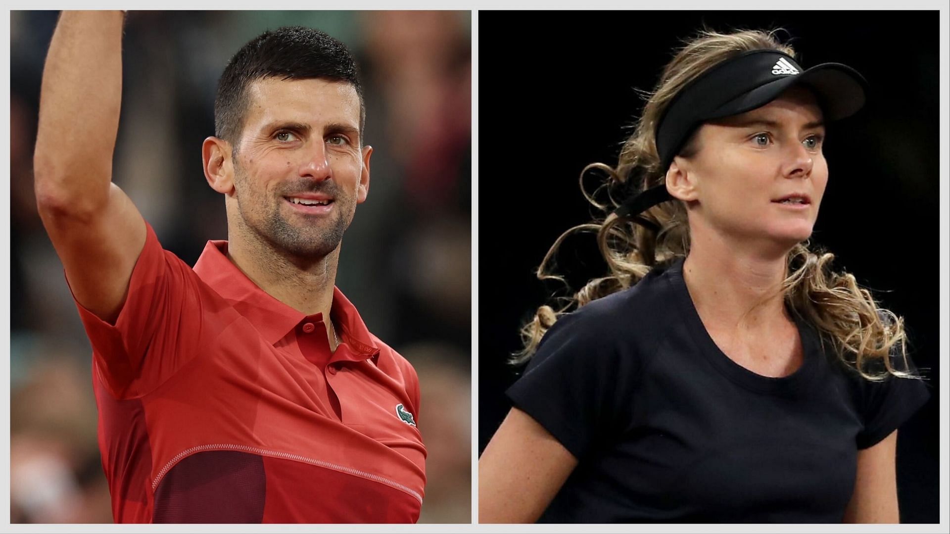 Novak Djokovic and Daniela Hantuchova. Source: Getty 