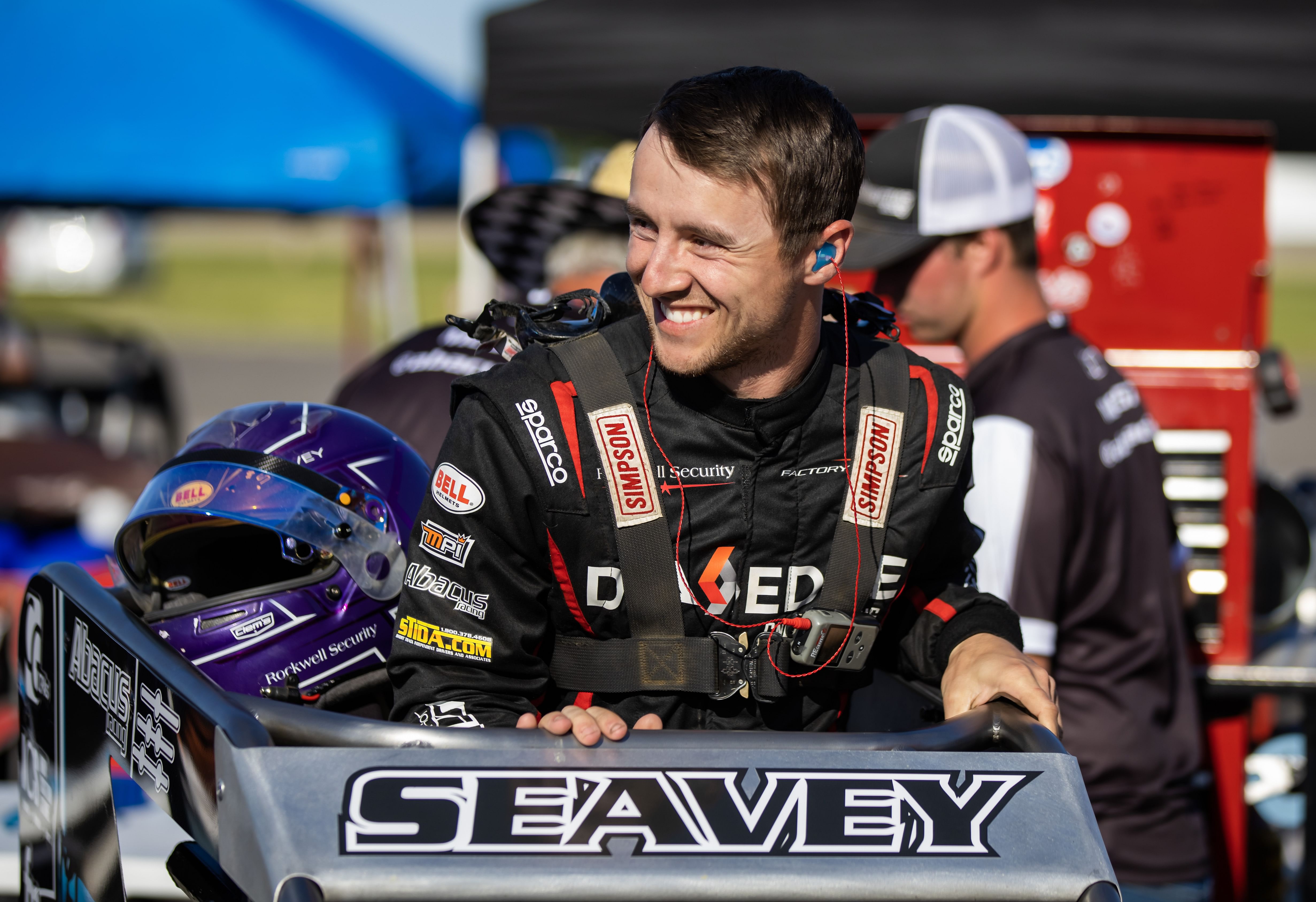  Logan Seavey during the Carb Night Classic at Indianapolis Raceway Park - Source: Imagn