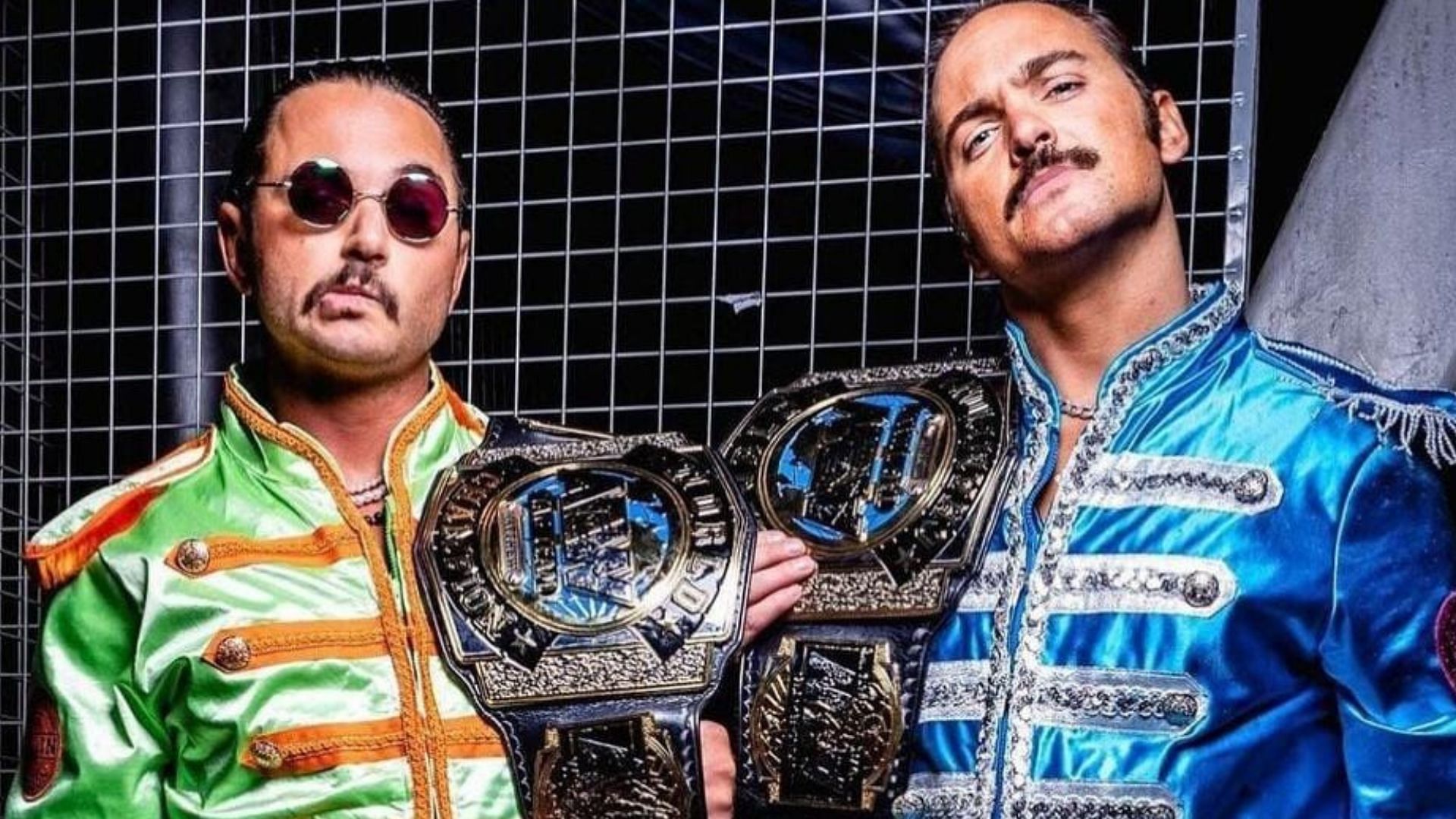 The Young Bucks captured the IWGP Tag Team Championships at Wrestle Dynasty. [Image credits: Nicholas Jackson