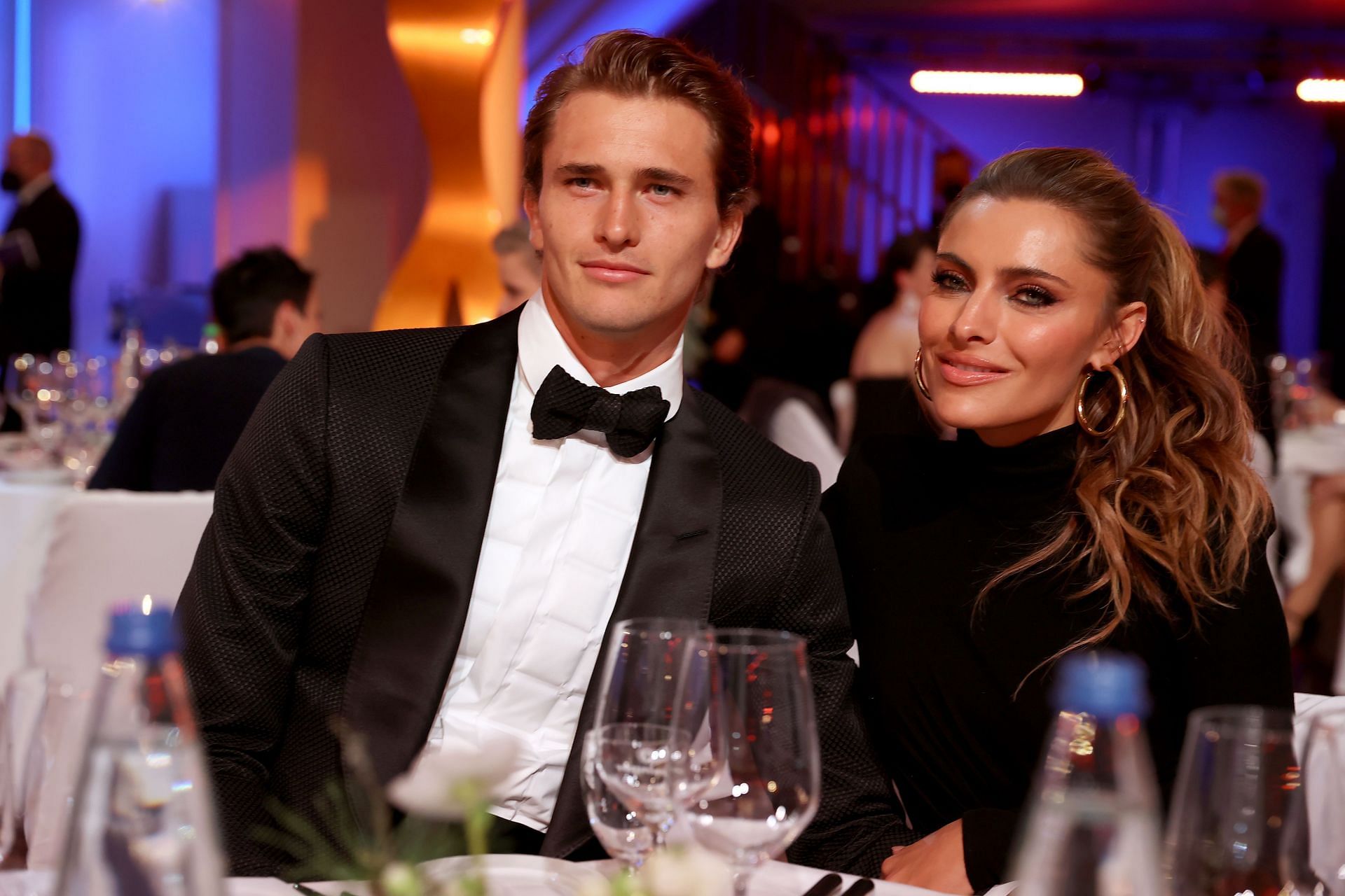 Alexander Zverev with his girlfriend Sophia Thomalla - Source: Getty