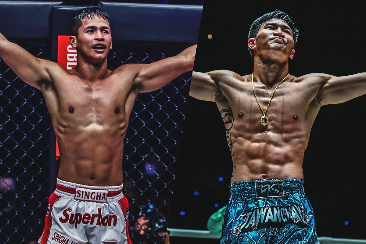 Superbon (left) Tawanchai (right) [Photos via: ONE Championship]