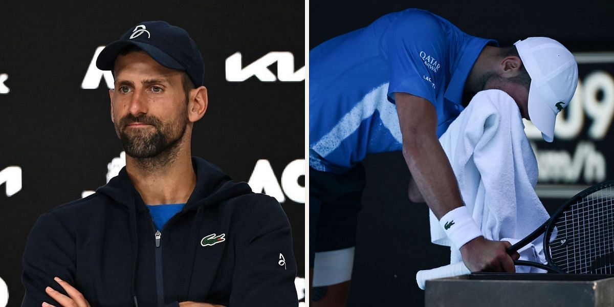 Why did Novak Djokovic retire against Alexander Zverev at Australian Open? (Source: Getty)