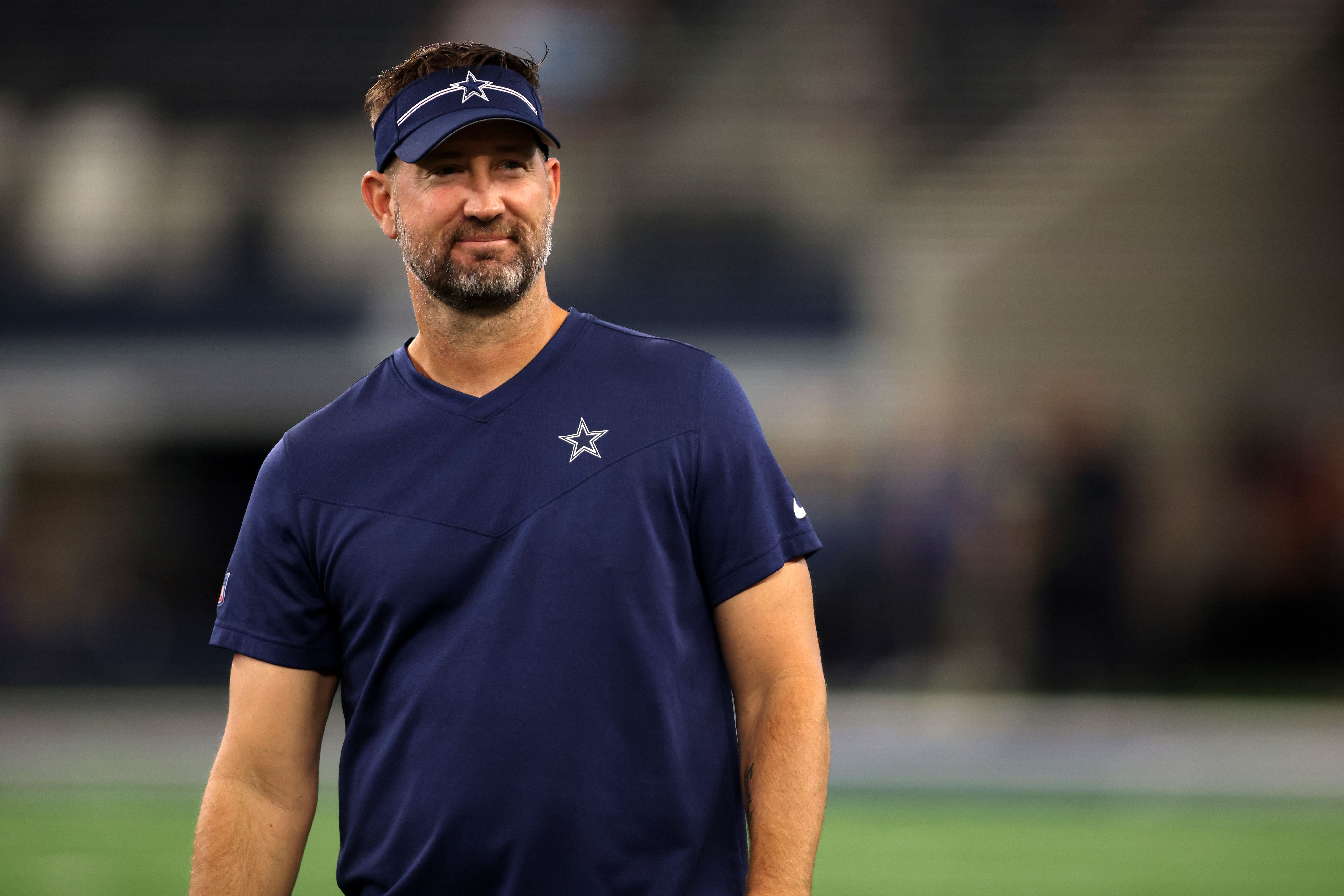 Brian Schottenheimer at Las Vegas Raiders at Dallas Cowboys - Source: Imagn