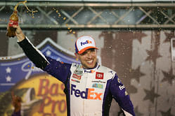 After “I beat your favorite driver”, Denny Hamlin teases his next slogan in a 2-word reply
