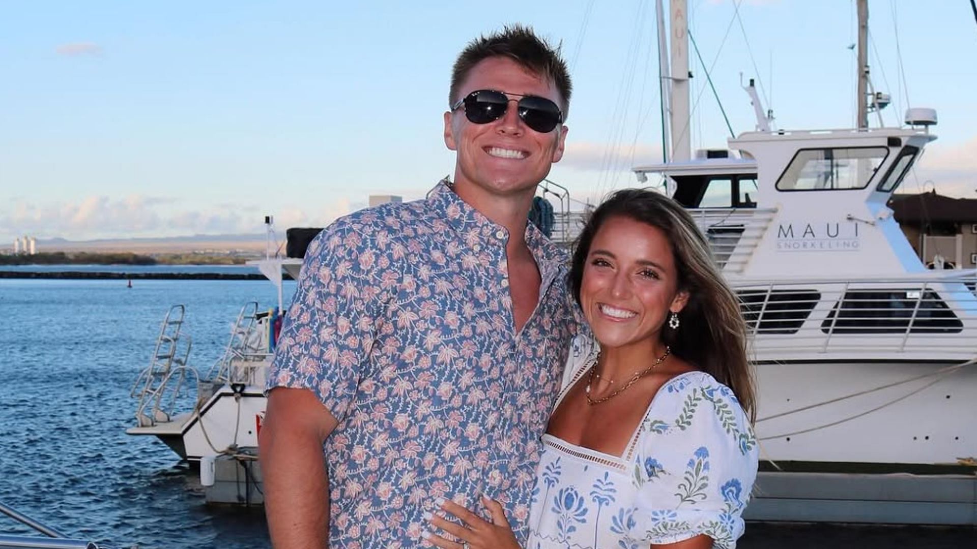 Bo Nix and Wife Izzy Nix Photo