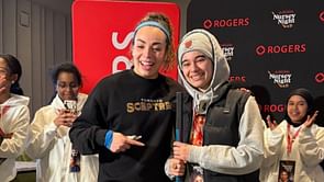 Sceptres star Sarah Nurse gifts Syrian-Canadian artist signed stick during 'Nursey Nights'