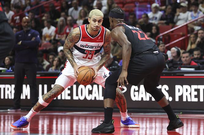"He's jumping in that party now" - Ex-Mavericks forward speculates Kyle Kuzma emulating Jimmy Buttler & Bradley Beal to exit Wizards