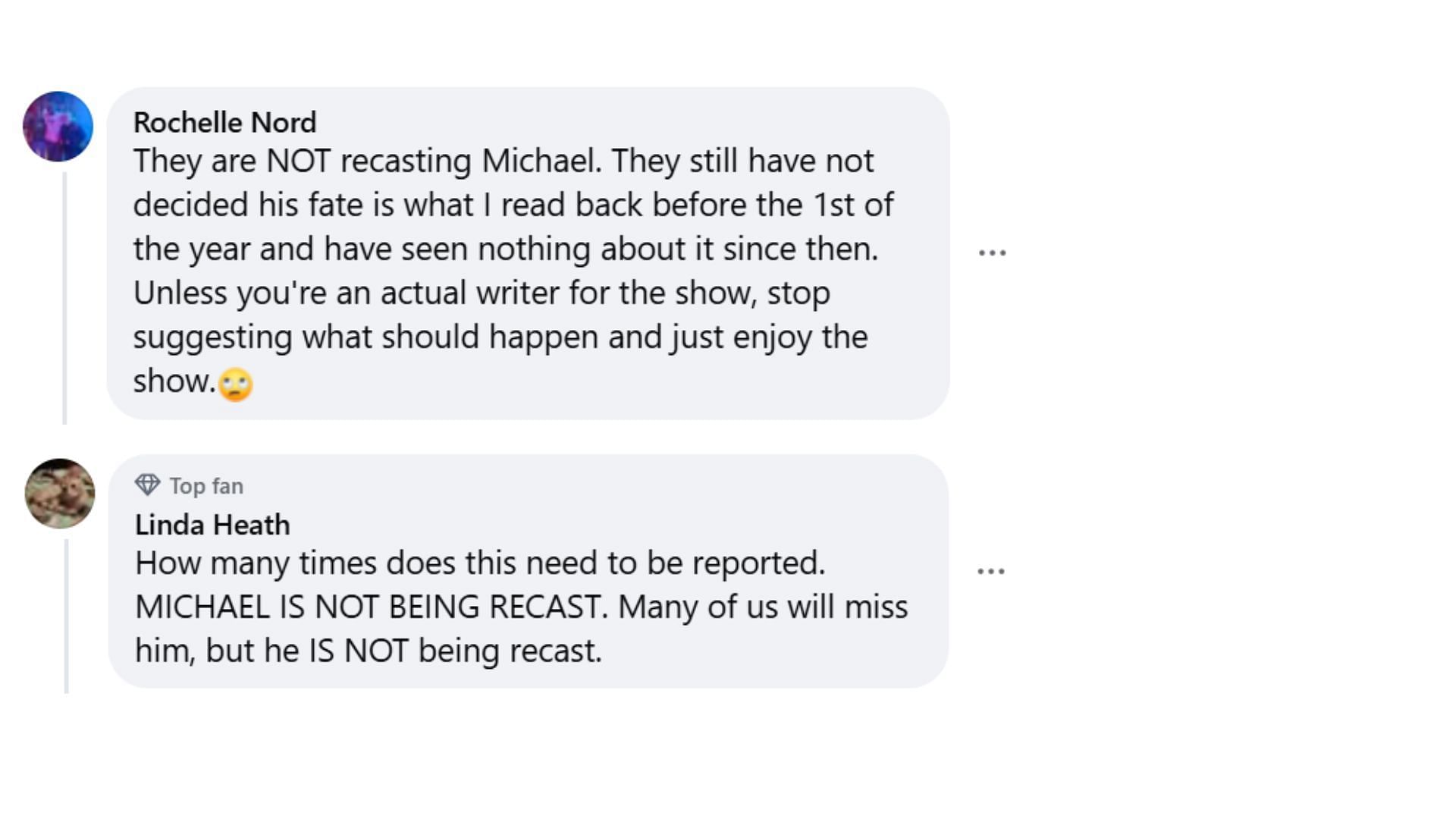 Some fans do not think Michael will be recast (Image via Facebook/@General Hospital)