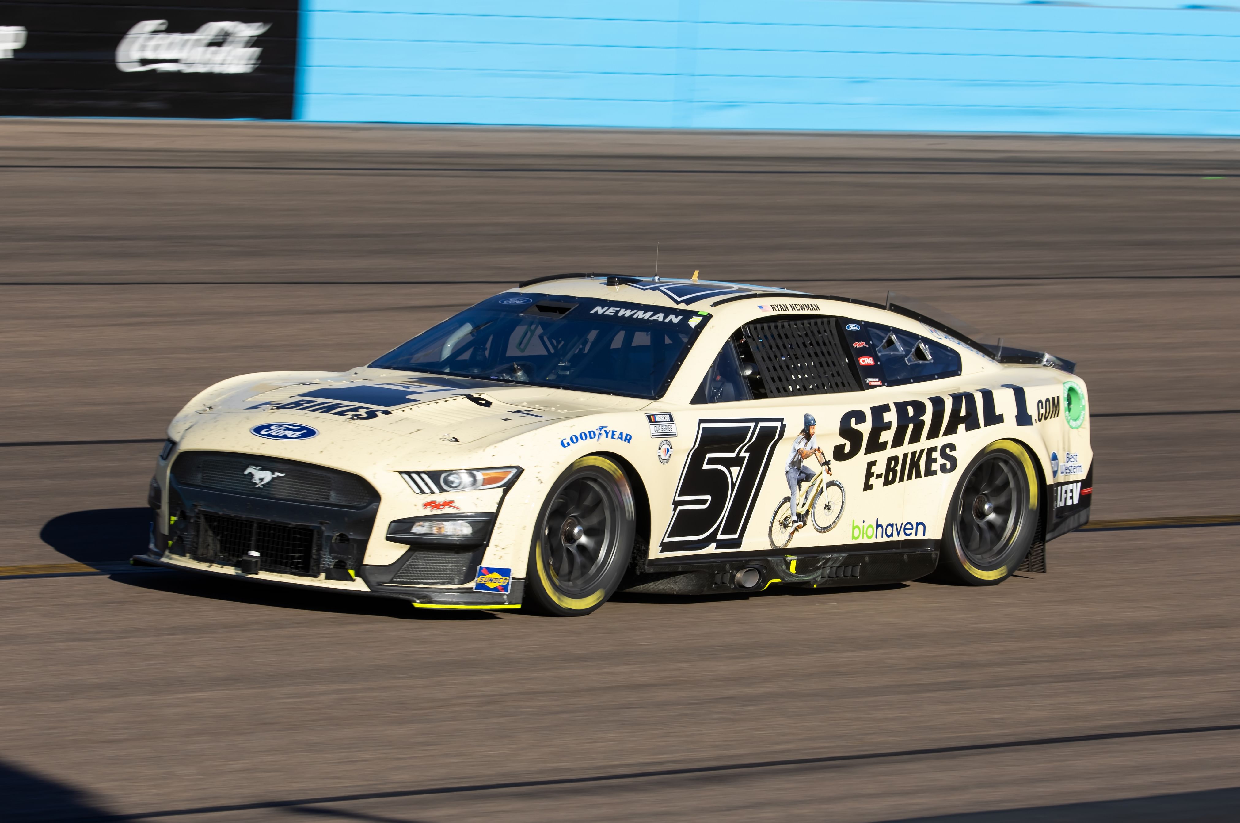 Ryan Newman during the 2023 Championship Race at Phoenix Raceway. Mandatory Credit: Mark J. Rebilas-Imagn Images