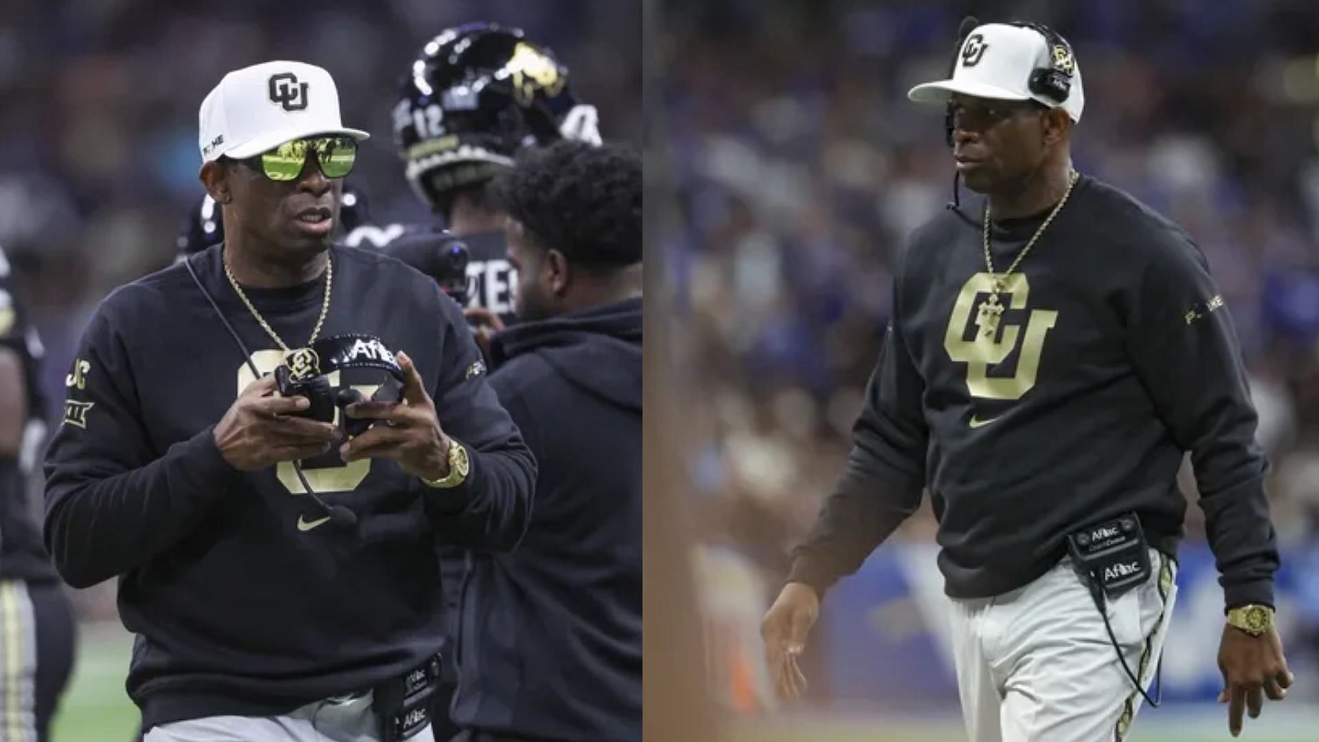 Colorado Buffaloes coach Deion Sanders 