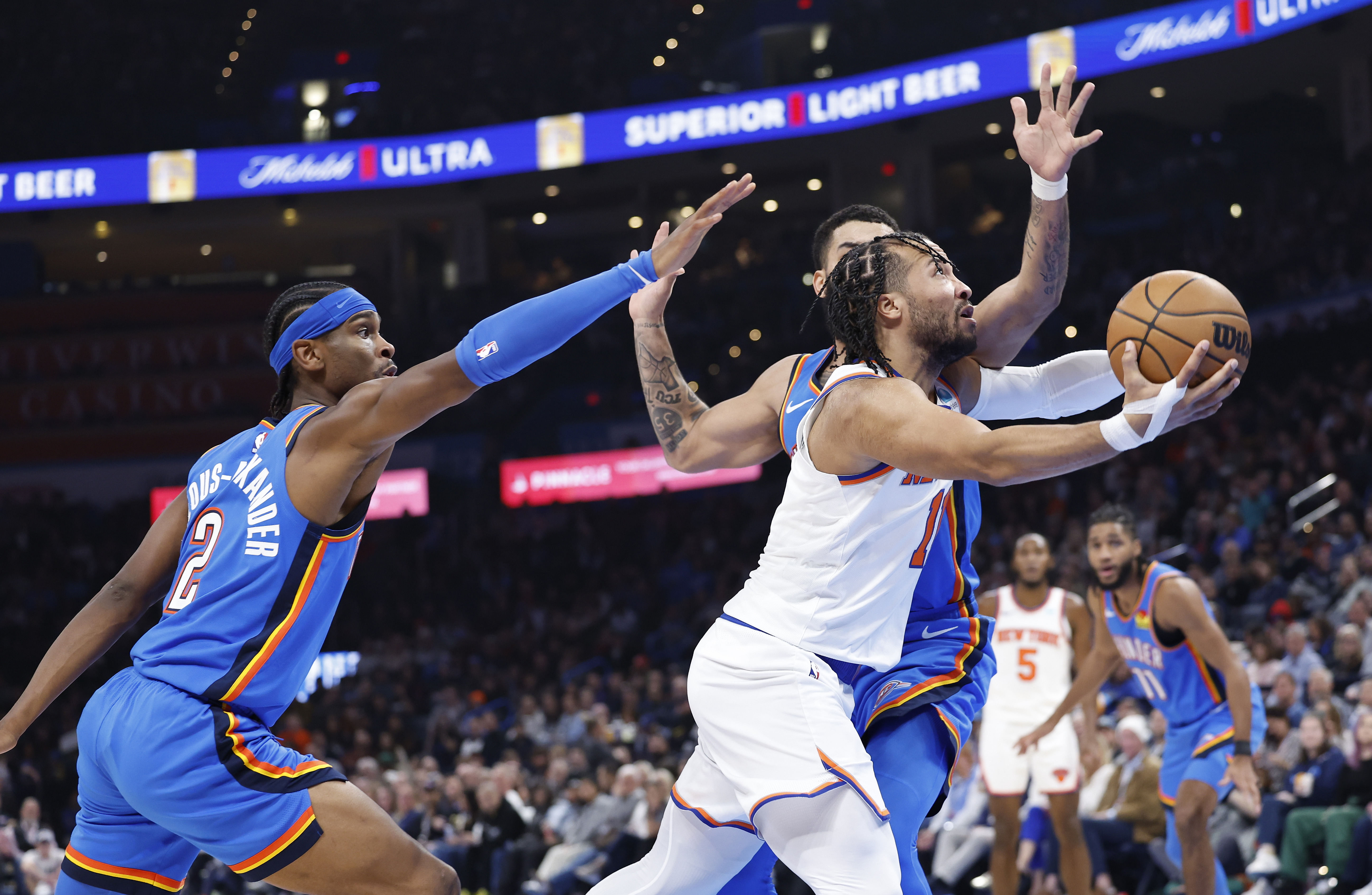 NBA: New York Knicks at Oklahoma City Thunder - Source: Imagn