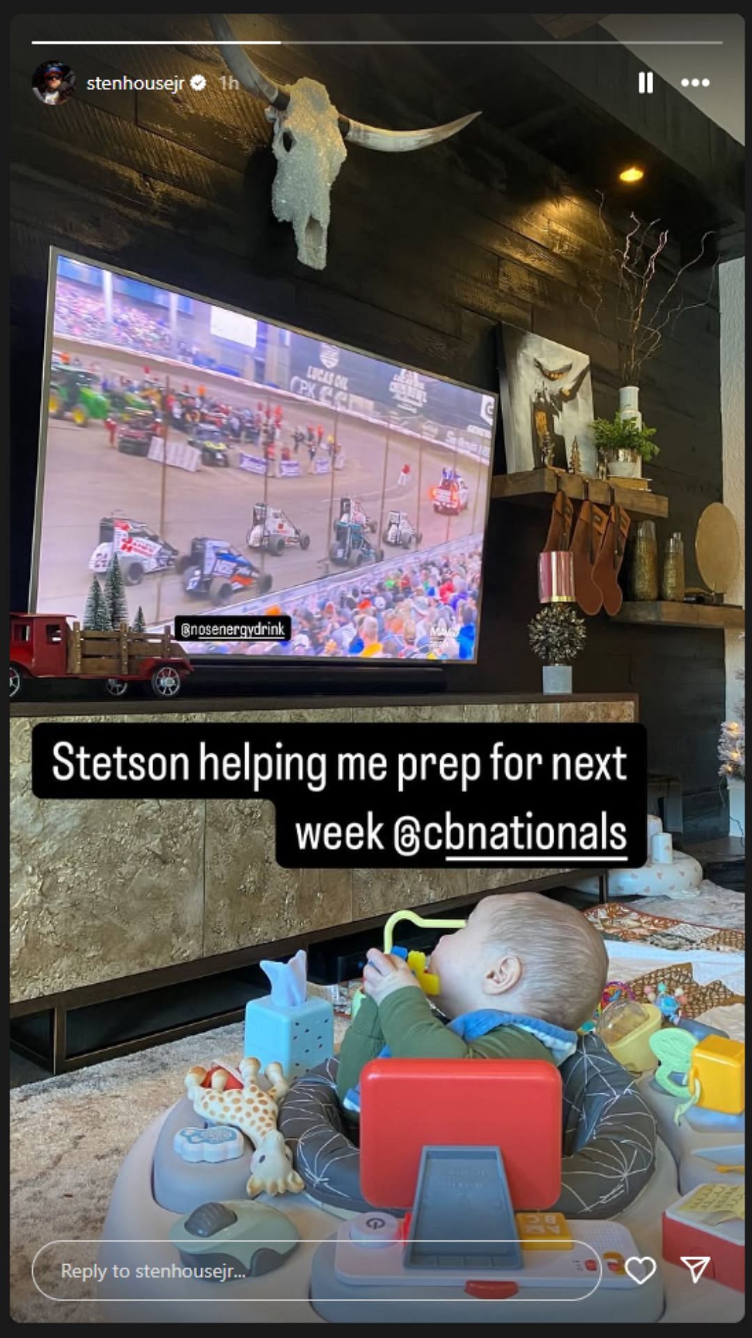 Ricky Stenhouse Jr. Instagram story - Source: @stenhousejr on IG