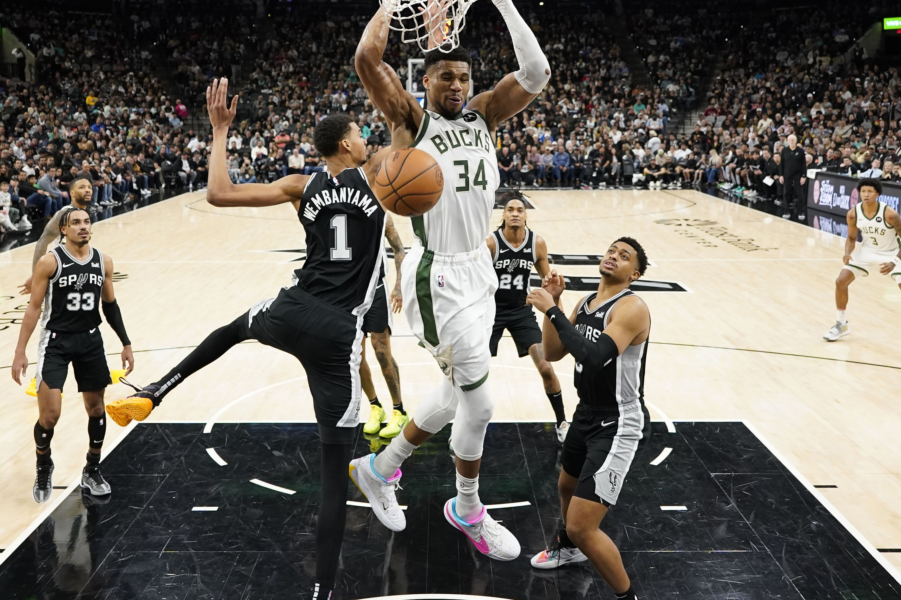 NBA: Milwaukee Bucks at San Antonio Spurs - Source: Imagn