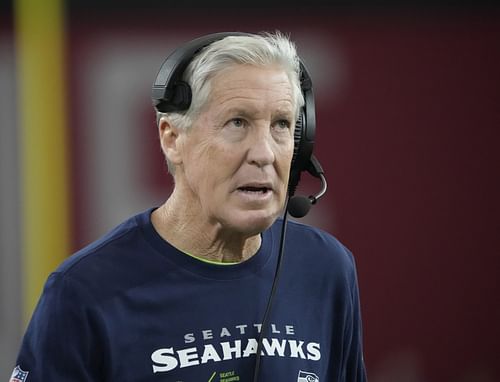 Pete Carroll looks on as a member of the Seattle Seahawks - Source: Imagn