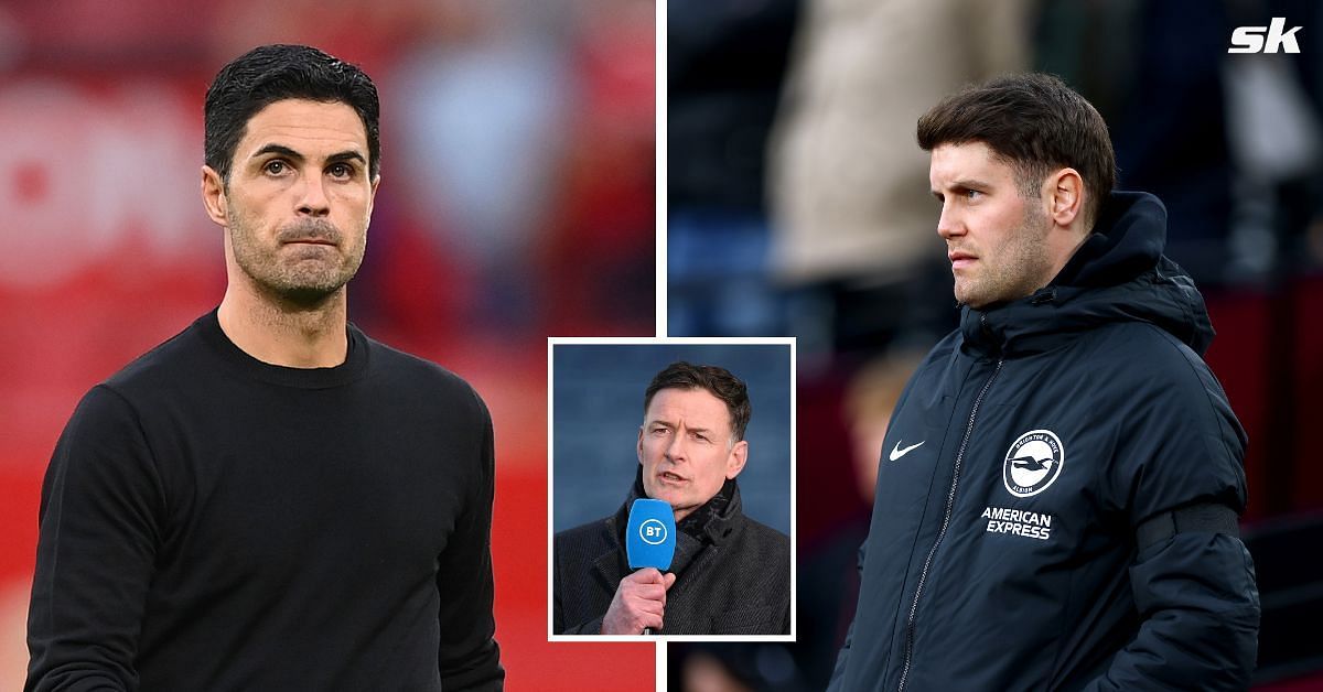 Mikel Arteta (left) and Fabian Hurzeler