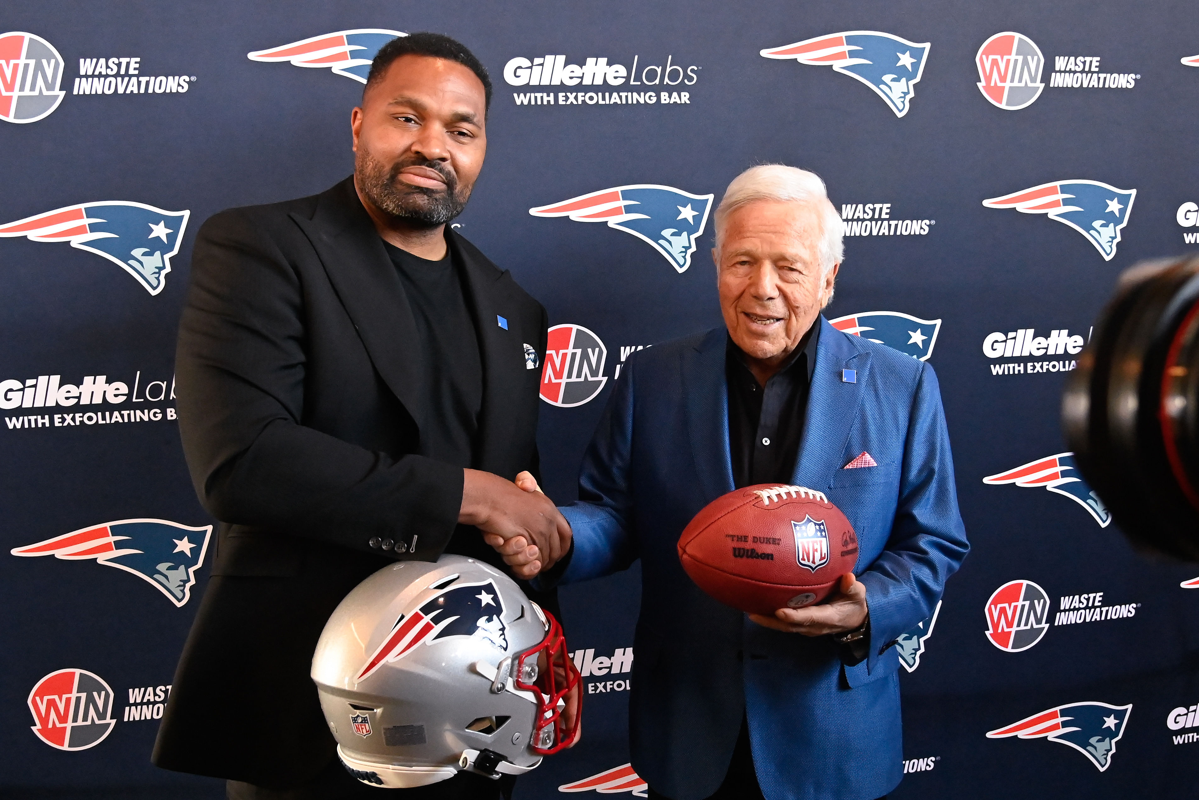 NFL: New England Patriots-Head Coach Jerod Mayo Press Conference - Source: Imagn