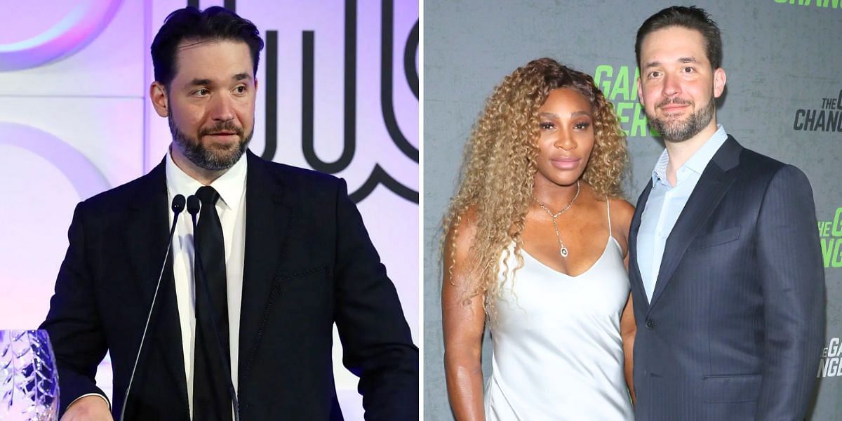 Serena Williams with her husband Alexis Ohanian (Image Source: Getty)