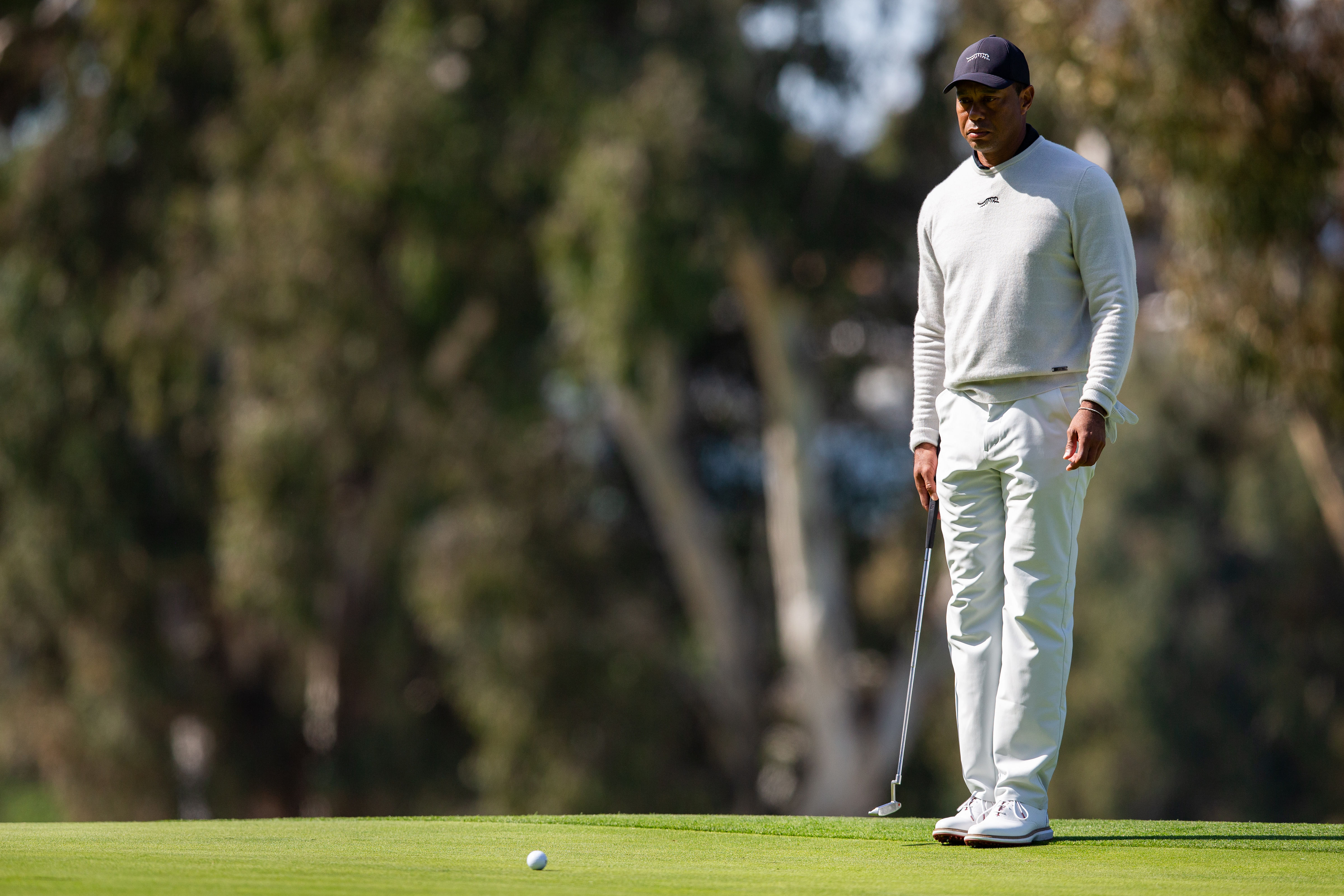 Tiger Woods at The Genesis Invitational (Source: Imagn)