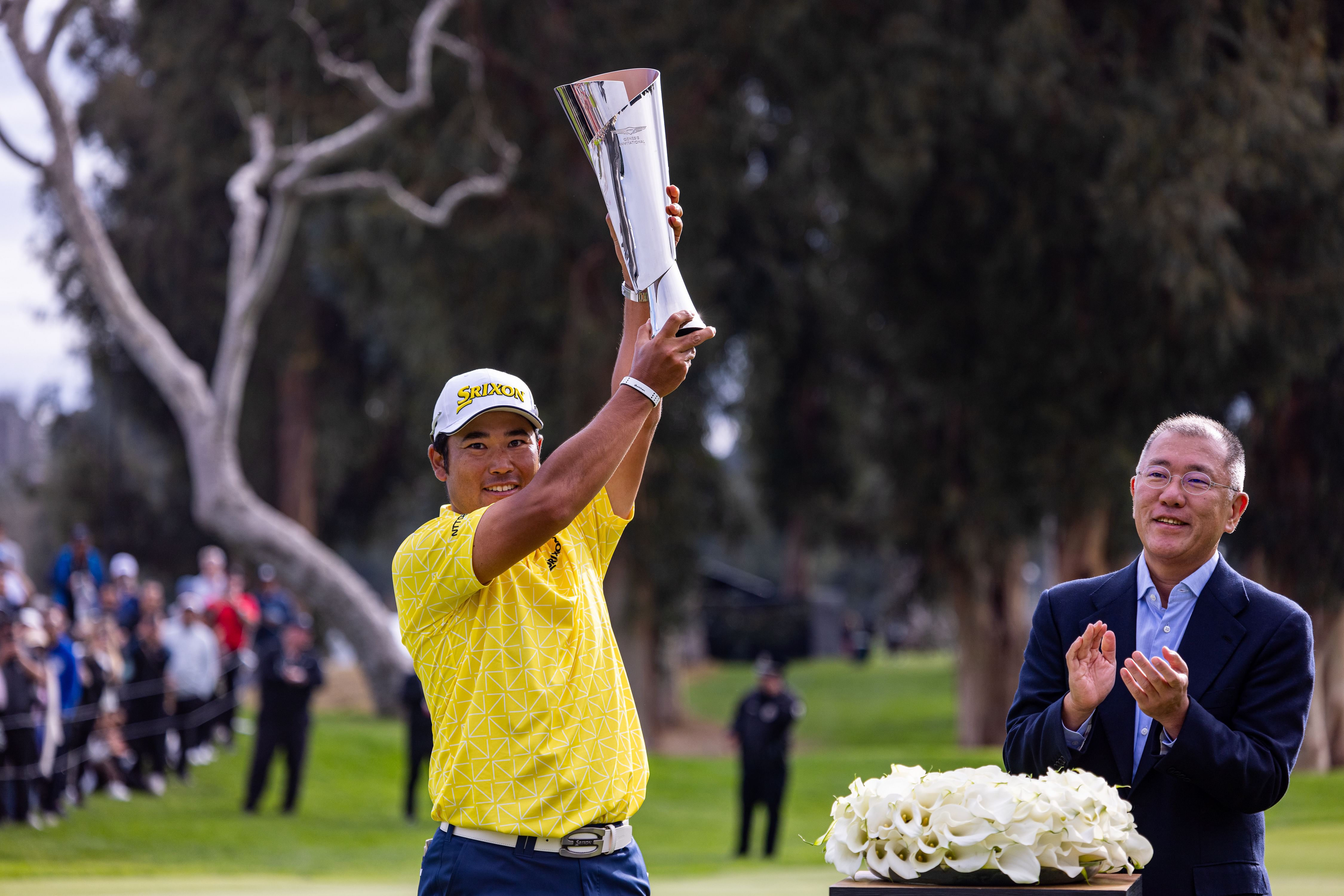 Hideki Matsuyama at The Genesis Invitational - Final Round - Source: Imagn