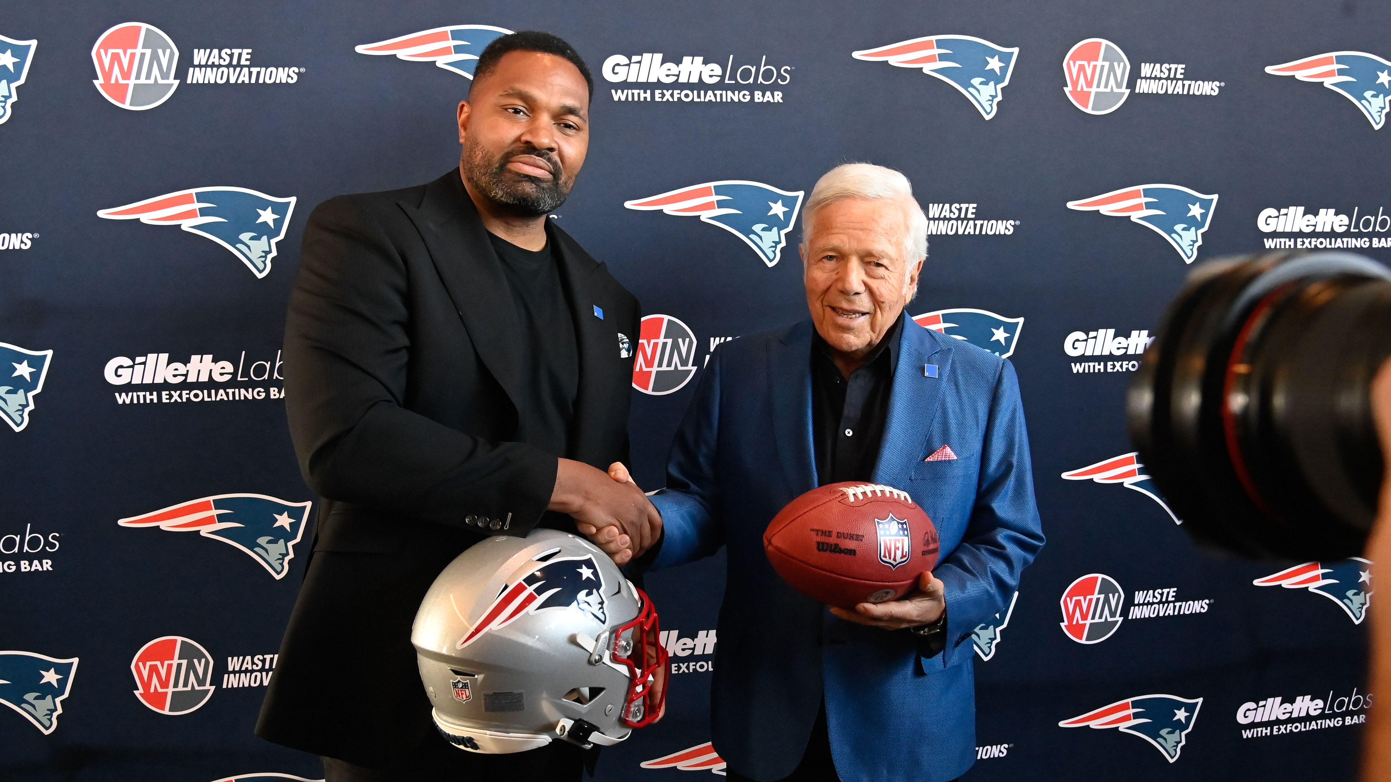 NFL: New England Patriots-Head Coach Jerod Mayo Press Conference - Source: Imagn