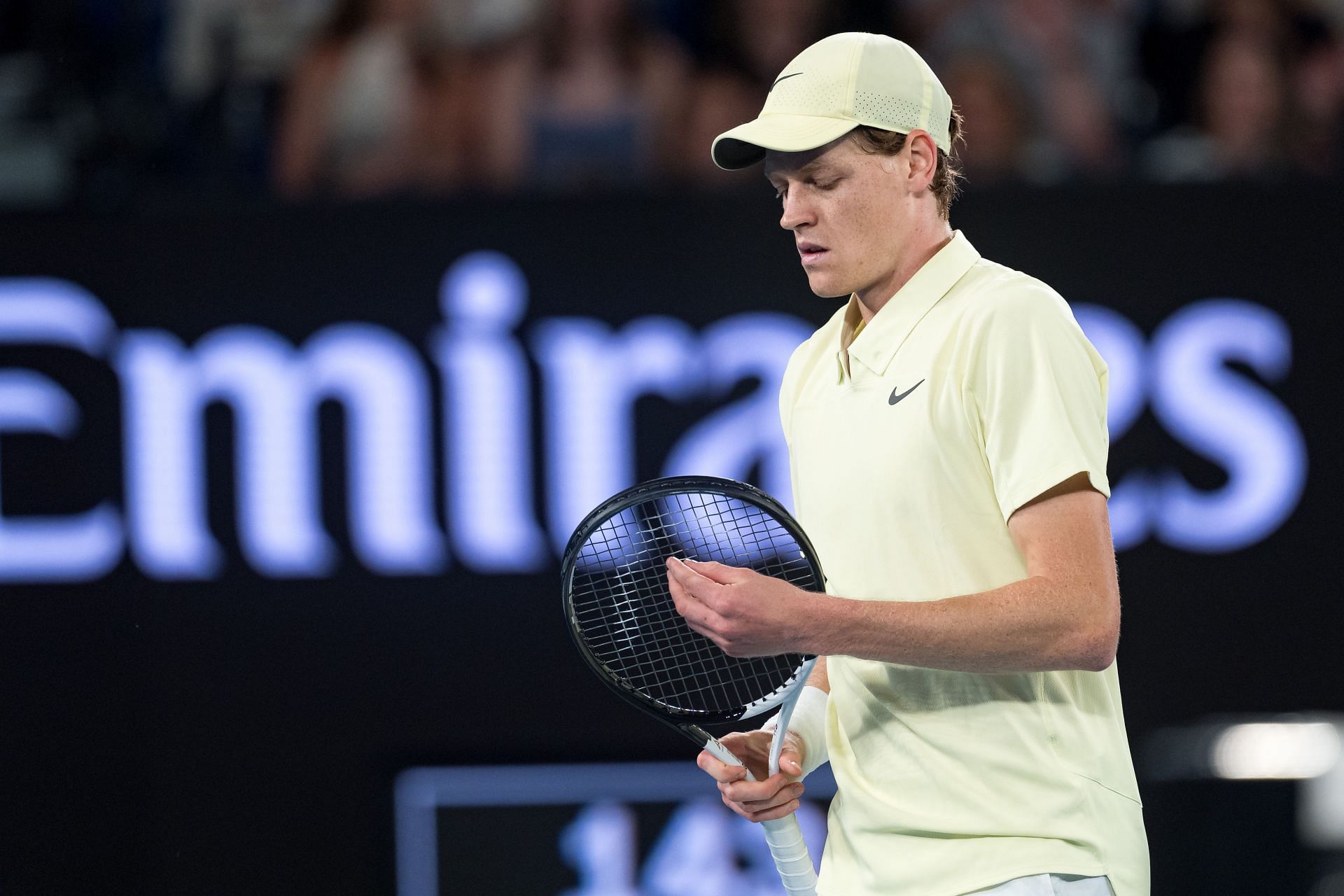 Jannik Sinner at the 2025 Australian Open (Source: Getty)