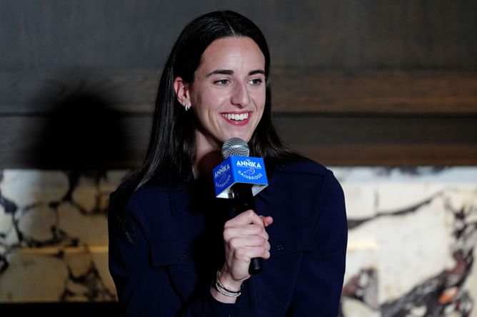 "Our girl Caitlin Clark" - WNBA fans erupt in speculation as Travis Kelce's podcast teases mystery guest