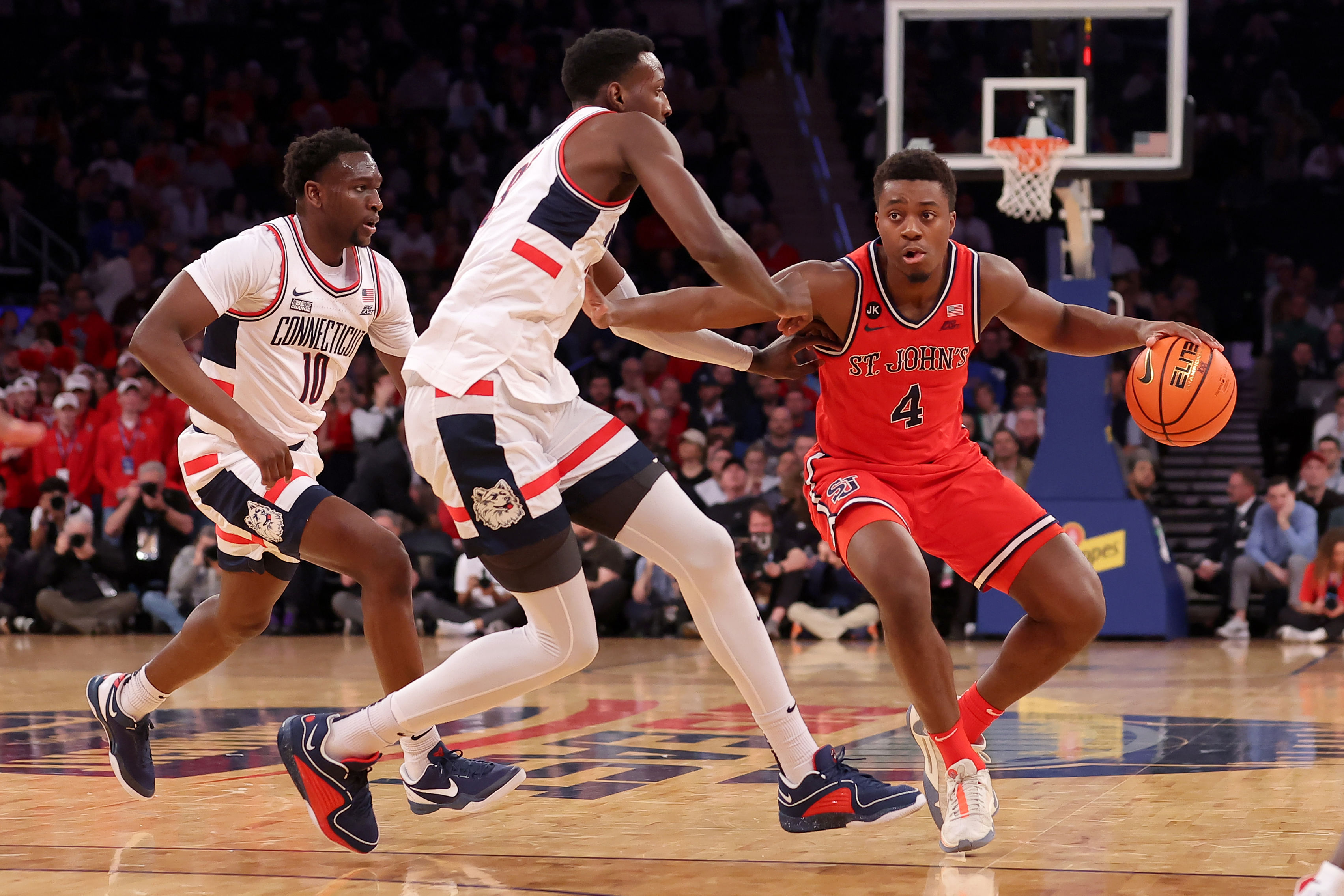 NCAA Basketball: Big East Conference Tournament Semifinal-Connecticut vs St. John