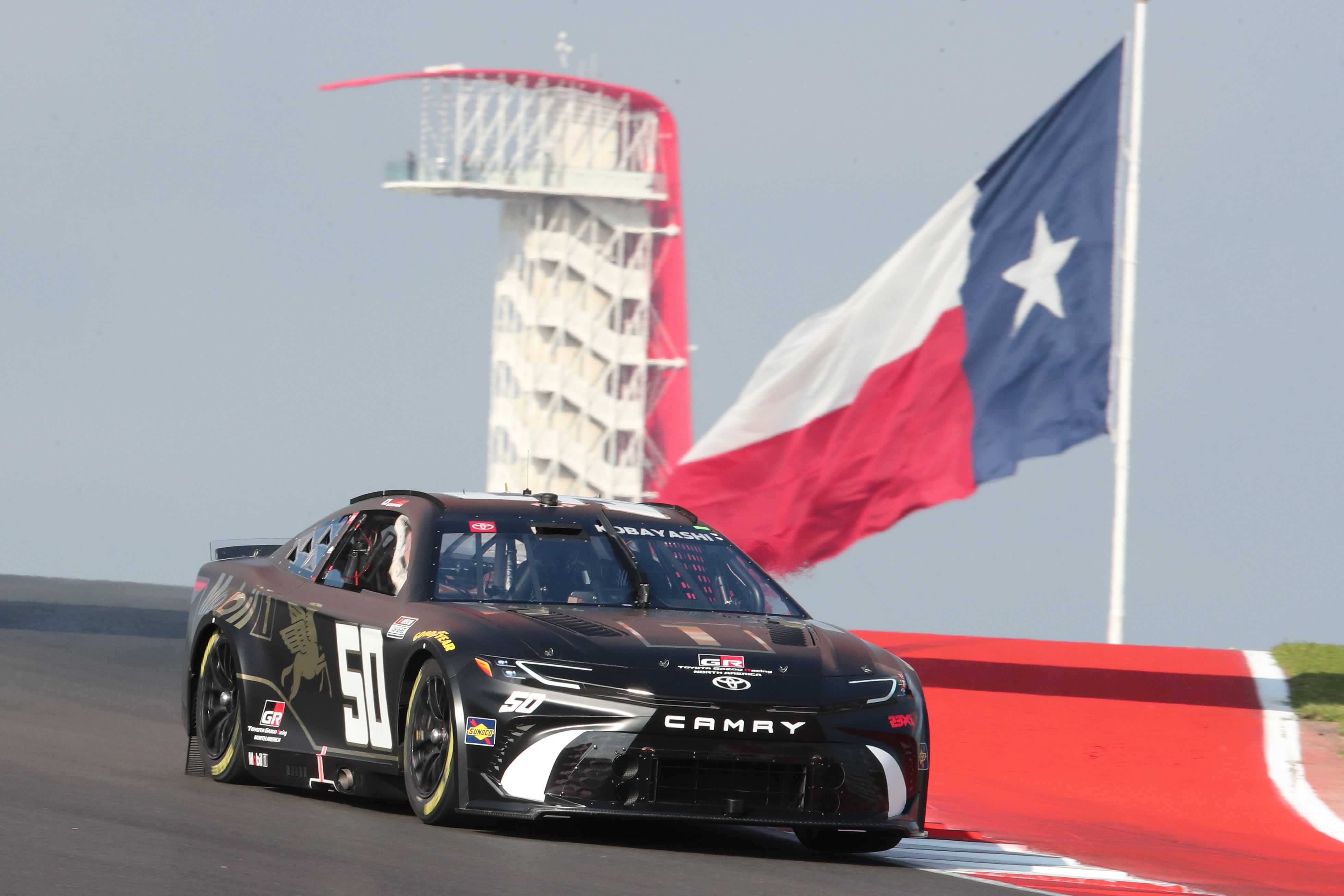 Kamui Kobayashi in the No. 50 Toyota at COTA last year - Source: Imagn