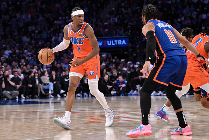 OKC Thunder vs New York Knicks Predicted Starting Lineups and Depth Chart for Jan. 10 | 2024-25 NBA Season
