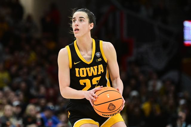 Iowa Hawkeyes guard Caitlin Clark shoots the ball against the South Carolina Gamecocks in the 2024 NCAA Tournament at Rocket Mortgage FieldHouse. Photo Credit: Imagn