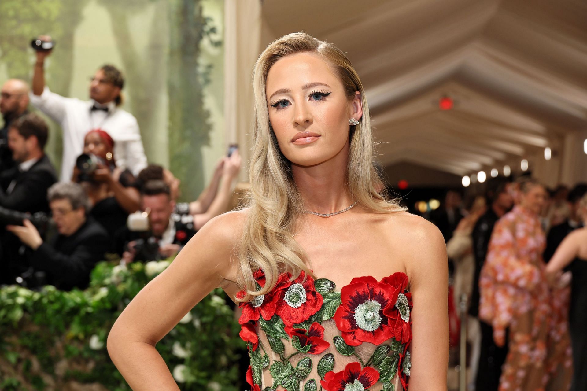 Nelly Korda at the Met Gala in 2024 (Image via Getty)