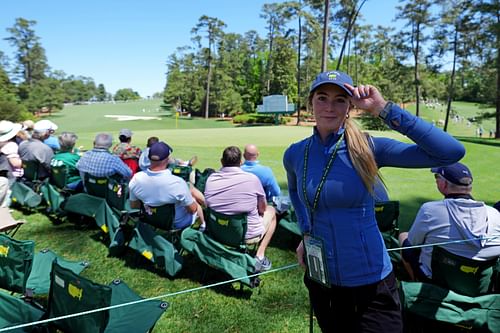 PGA: Golf influencer Grace Charis at the Masters Tournament - Second Round - Source: Imagn