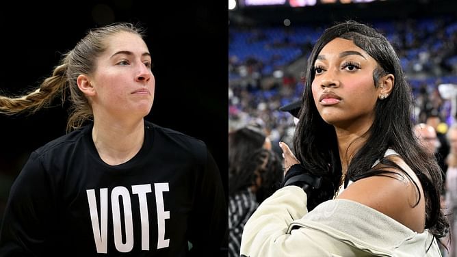 "The MAGA foolish Fever fans are delusional": Angel Reese fans call out Indiana supporters for allegedly buying fake followers for Kate Martin's team
