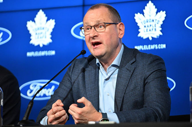 Maple Leafs GM Brad Treliving makes his feelings known about the idea of $2,449,998 rookie returning for Toronto