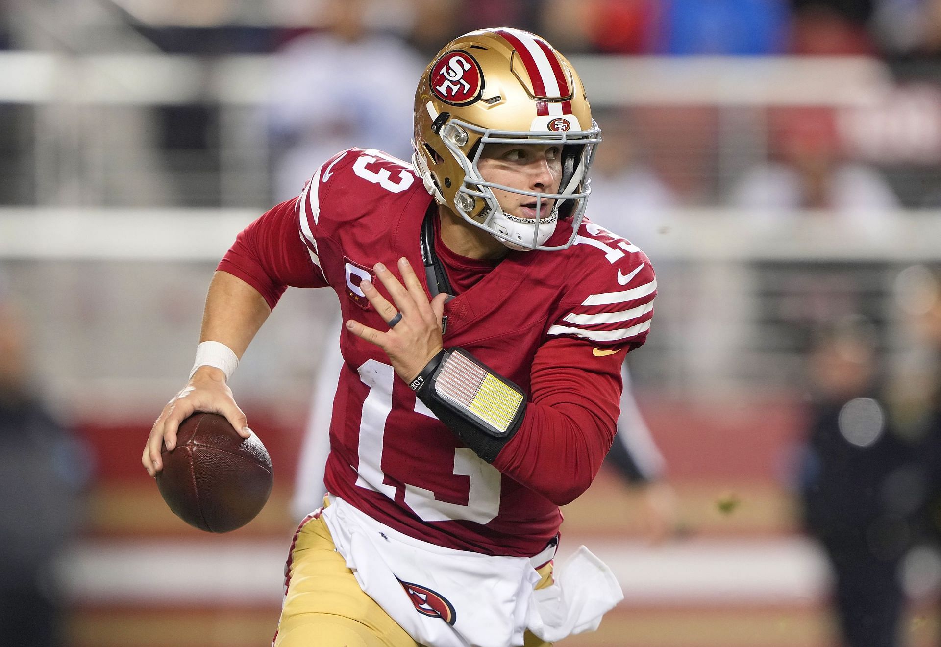 Brock Purdy during Detroit Lions v San Francisco 49ers - Source: Getty