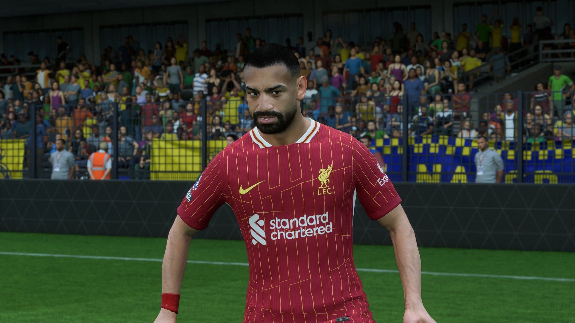 The Egyptian winger has been amazing this season (Image via EA Sports)