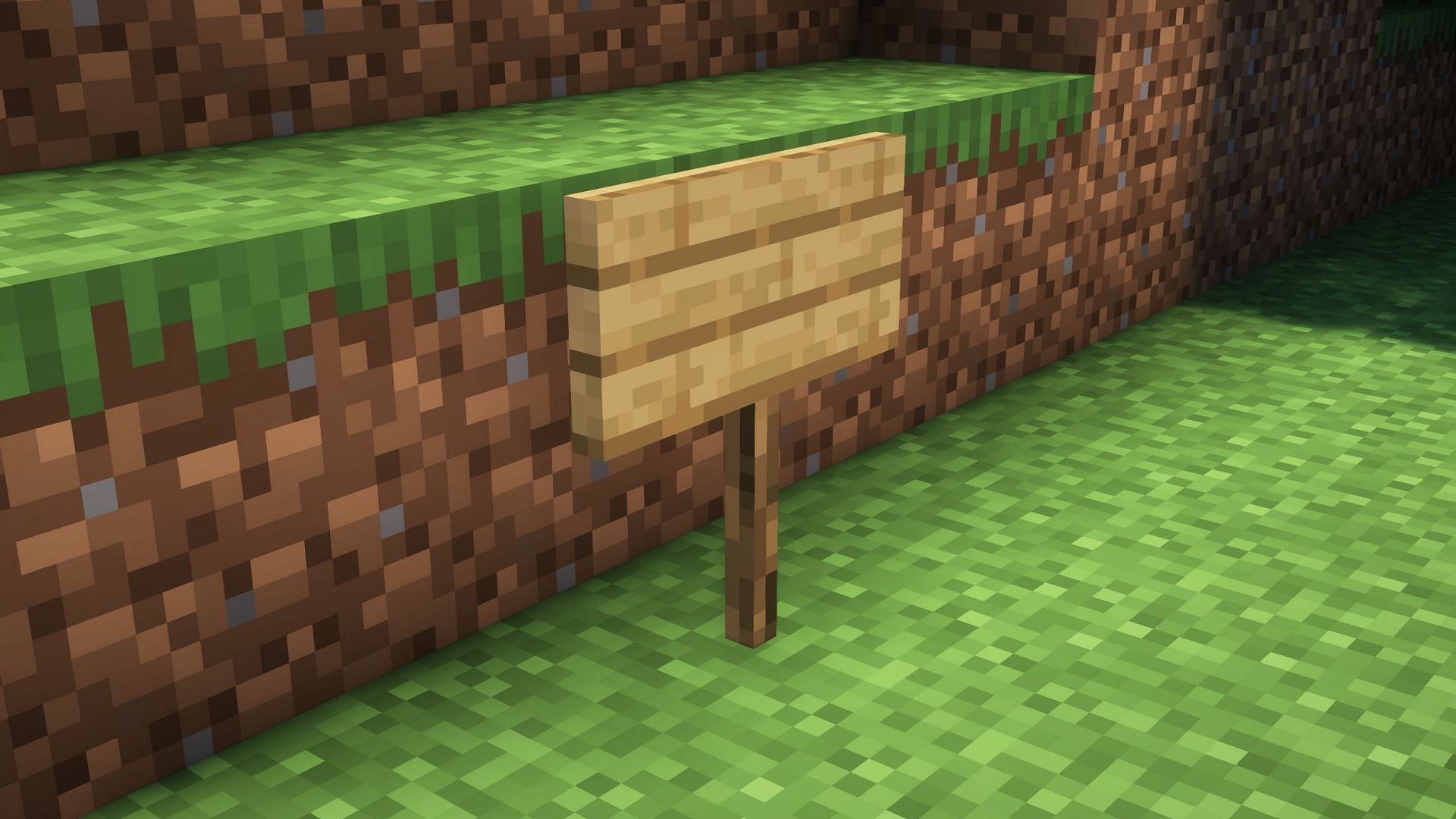 Signs in Minecraft can be used in many ways (Image via Mojang Studios)