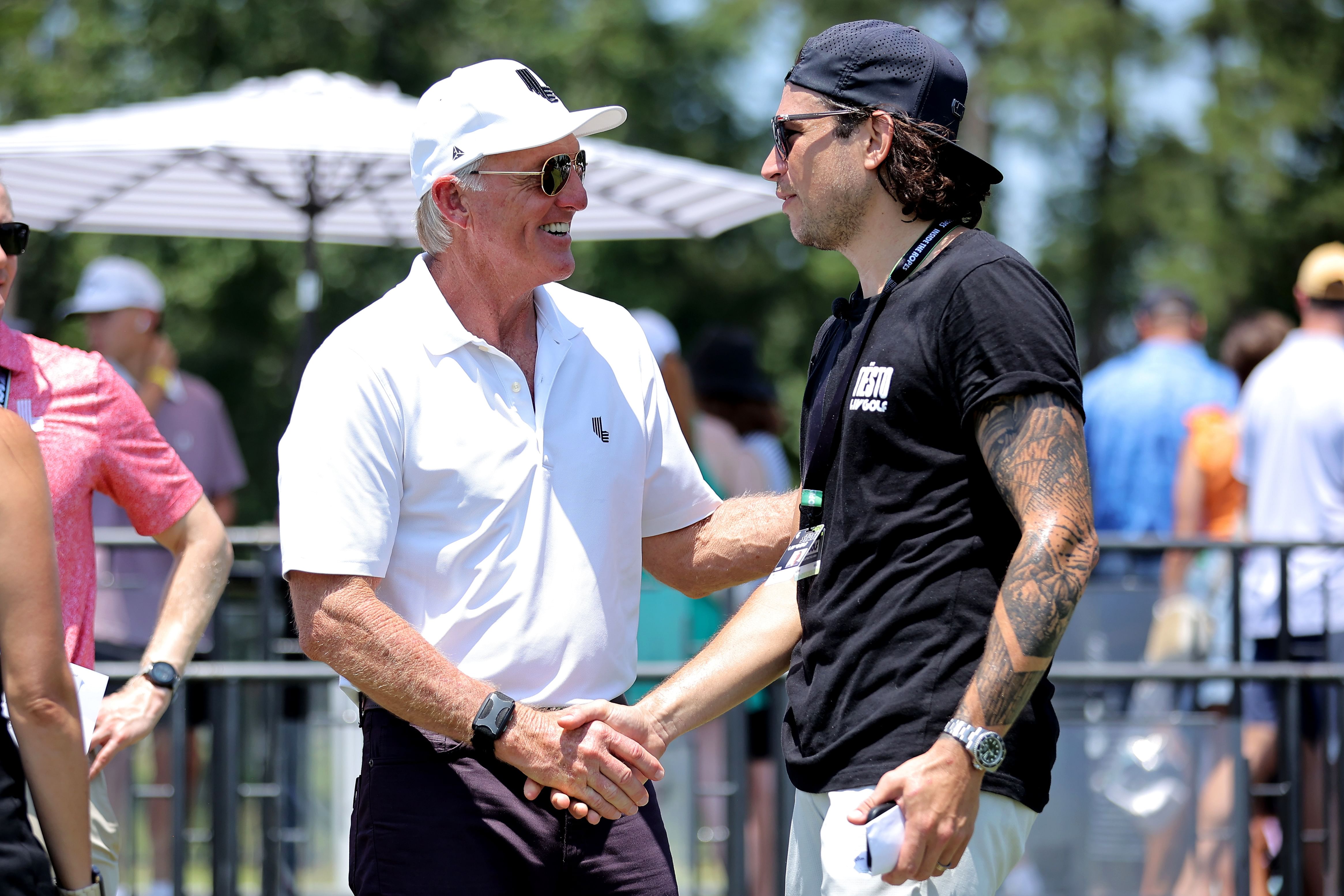 Greg Norman isn&#039;t watching LIV Golf (Image via Imagn)